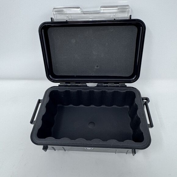 Pelican 1050 Micro Case Black Go Pro Camera Phone Travel Protection 7”x4”x3” - Picture 8 of 11